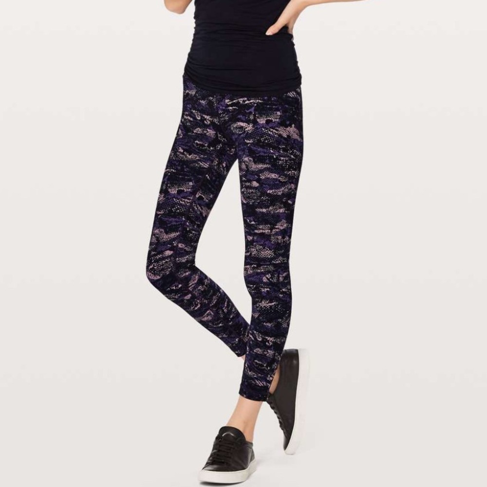 Lululemon Wunder Under High Rise 7/8 Full-On Luxtreme Tights Size 6